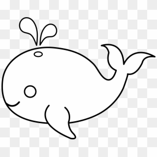 Whale Outline Whale Clipart Fish Outline Pencil And - Cute Easy Drawing Of A Seal, HD Png Download
