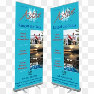 Pull Up Banners - Roll Up Banner Samples Png, Transparent Png