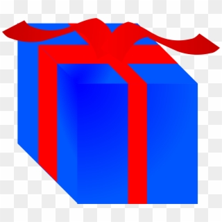 This Free Icons Png Design Of Blue Gift Box Wrapped, Transparent Png