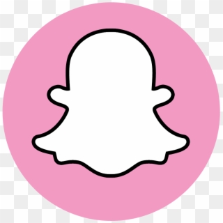 Snapchat Logo Png - Pink Snapchat Logo Transparent, Png Download