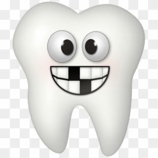 Dental Clipart Calcium - Tooth With Braces Clipart, HD Png Download