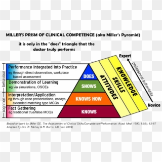 The Miller Prism - Miller's Prism Of Clinical Competence, HD Png Download