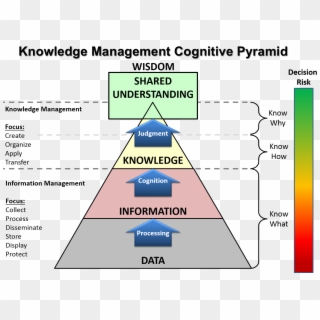 Km Pyramid Adaptation - Knowledge Management Cognitive Pyramid, HD Png Download