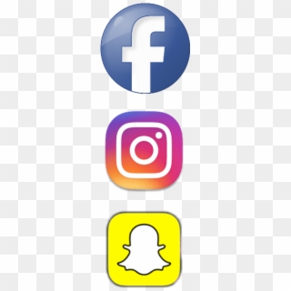 Free Png Download Facebook Instagram Snapchat Logo - Instagram And Snapchat Png, Transparent Png