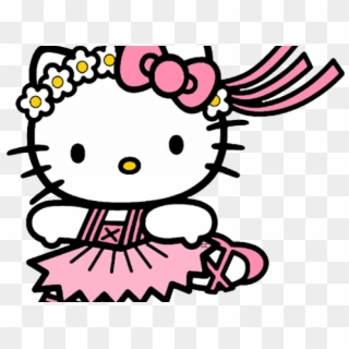 Space Clipart Hello Kitty - Printable Cartoon Coloring Pages Hello Kitty, HD Png Download