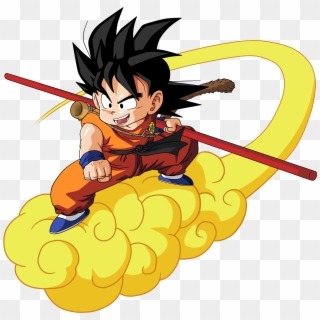 Dragon Ball - Son Goku On Cloud, HD Png Download