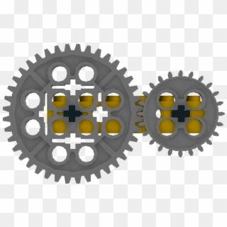 Gears Clipart Lego - Lego Technic Gear Dimensions Mm, HD Png Download