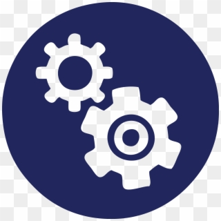 Gears - Icon Gears In Circle, HD Png Download