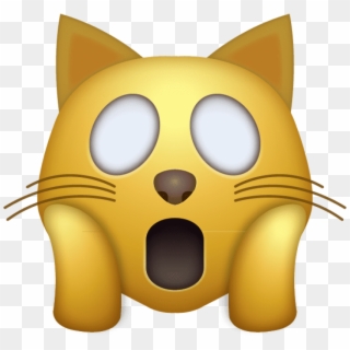 Free Png Shocked Cat Emoji Png Images Transparent - Shocked Cat Emoji Png, Png Download