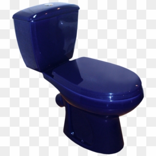 Blue Toilet Png, Transparent Png