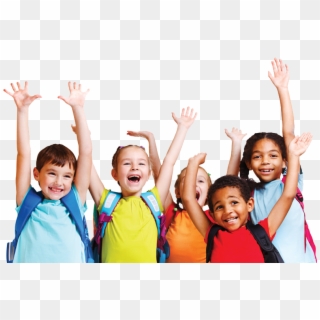 Image Freeuse Library Transparent Kid Elementary School - Kids Hands Up, HD Png Download