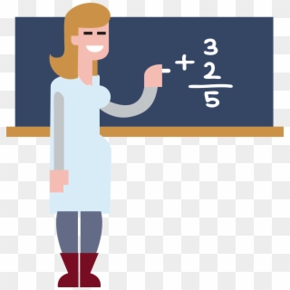 Maths Teacher Clipart, HD Png Download