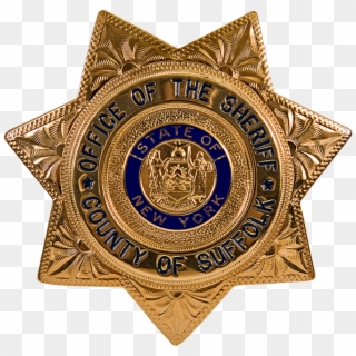 Suffolk County Office Of The Sheriff Badge - Suffolk County Deputy Sheriff, HD Png Download