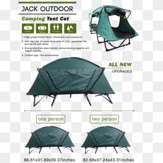 Folding Bed Camping Tent, HD Png Download