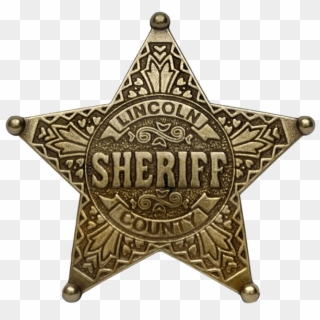 Sheriff Badge Png Transparent - Wild West Sheriff Star, Png Download