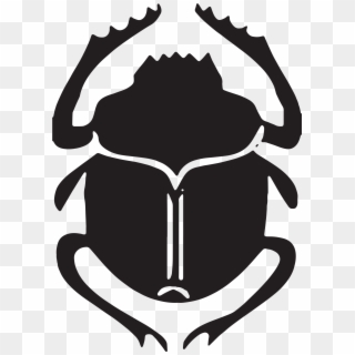 Ancient Egypt, Beetle, Scarab, Silhouette, Symbol Png - Egyptian Scarab Symbol, Transparent Png