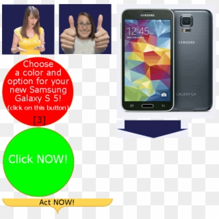 Samsung Galaxy S 5 - Smartphone, HD Png Download