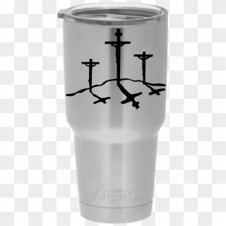 'three Crosses' Decal For Yeti Rambler / Ozark Trail - Crucifixion Of Jesus Clipart, HD Png Download