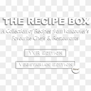 The Recipe Box - Ink, HD Png Download