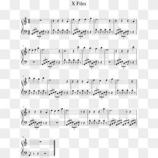 Theme The X Files Sheet Music 1 Of 98 Pages X Files Theme Song