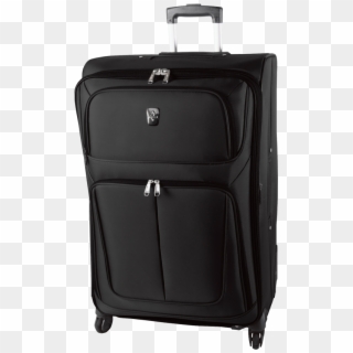 Atlantic Upright Luggage 28 With Spinners Black - Baggage, HD Png Download