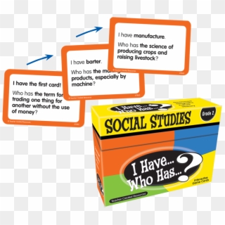Tcr7863 I Have, Who Has Social Studies Game Grade 2 - Have Who Has Social Studies, HD Png Download