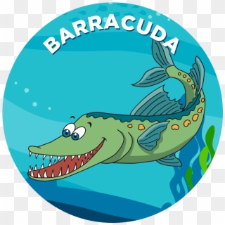 Stroke School Barracuda - Mako Shark Cartoon, HD Png Download