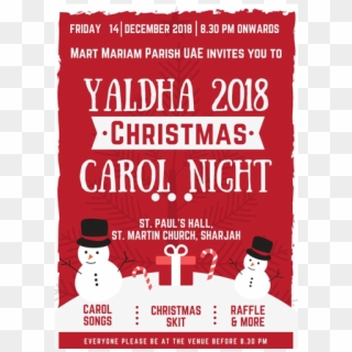 Christmas Carol Night - Poster, HD Png Download