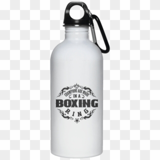 Stainless Steel Water Bottle 'king Of The Ring' Boxing - Water Bottle, HD Png Download