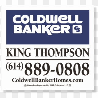 Coldwell Banker King Thompson Replacement Signs-22x24 - Coldwell Banker, HD Png Download