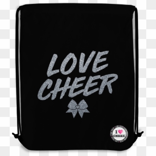 Home / Accessories / Bags / Black I Love Cheer® Glitter - Messenger Bag, HD Png Download