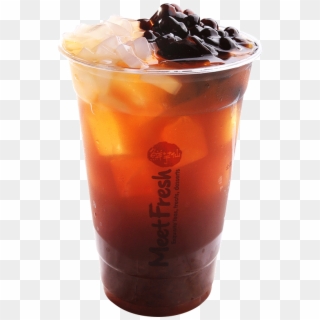 Pineapple Black Tea W/ Boba & Crystal Jelly, HD Png Download