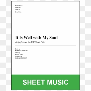 It Is Well With My Soul [physical Sheet Music] - Friend Yu So Shy Meme, HD Png Download