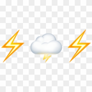 #emojis #emoji #lightning #overlay #overlays, HD Png Download