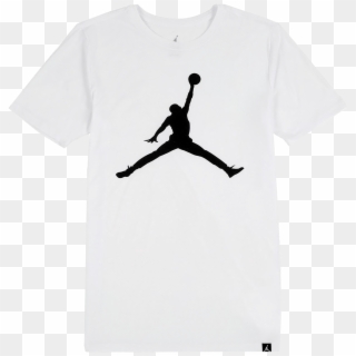 Iconic Jumpman Logo Tee - Basketball Player Silhouette Logo, HD Png ...