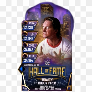 Roddypiper S4 21 Summerslam18 Halloffame - Poster, HD Png Download