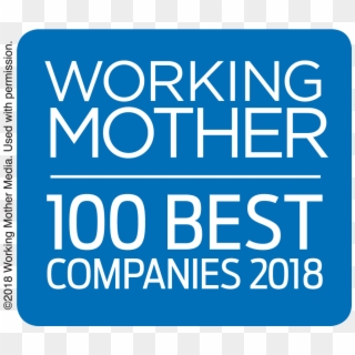 Working Mother 100 Best Companies - Working Mother Magazine, HD Png Download