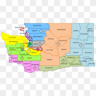 11 Regional Washington Deca Areas - Atlas, HD Png Download