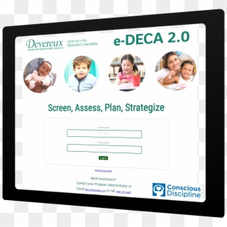 E-deca Assessment & Planning System - Display Device, HD Png Download