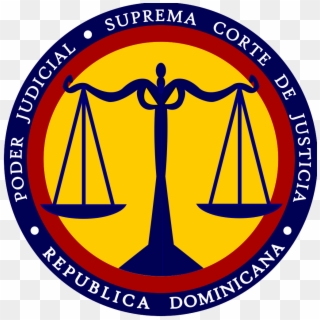 Logotipo Suprema Corte De Justicia Republica Dominicana - La Justicia En Republica Dominicana, HD Png Download