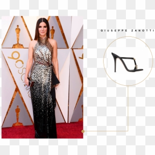 Sandra Bullock - Oscars 2018 Best Dressed, HD Png Download