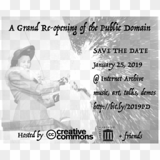 Grand Re-opening Public Domain Flyer - Christening New Ship Champagne, HD Png Download