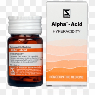 Dr Willmar Schwabe India Alpha - Alpha Acid Homeopathic Medicine Uses, HD Png Download