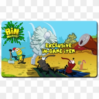 Bin Weevils Gift Card - Cartoon, HD Png Download