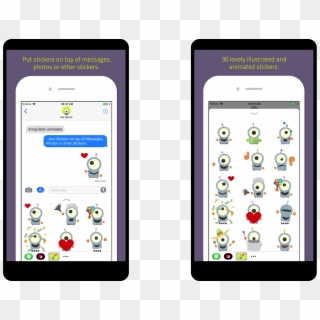 Emoji Bots Animated Screenshoot - Iphone, HD Png Download