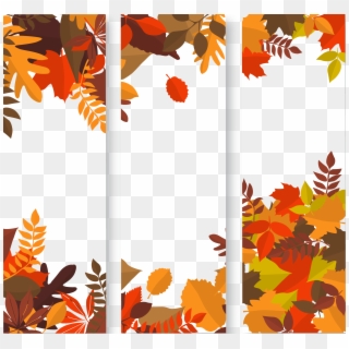 Autumn Web Banner Clip Art - Autumn Banner Png, Transparent Png