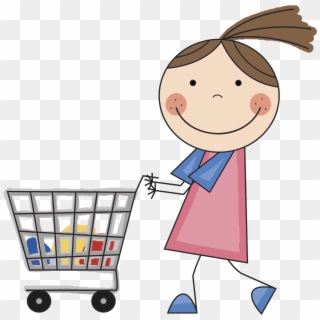 Cliparts Shopping List - Shopper Clipart, HD Png Download