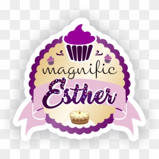 Logo Magnific Esther Fundo Transparente - Pastry Logo, HD Png Download