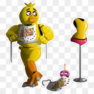 fnaf/c4d]funtime Chica Herogollum Design Update 1 - Fnaf Funtime Chica -  Free Transparent PNG Clipart Images Download