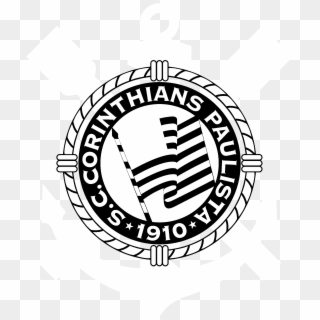 Corinthians Logo Black And White - Sport Club Corinthians Paulista, HD Png Download